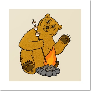 S'mores Bear Posters and Art